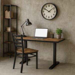The Industrial Farmhouse Earth & Iron Desk