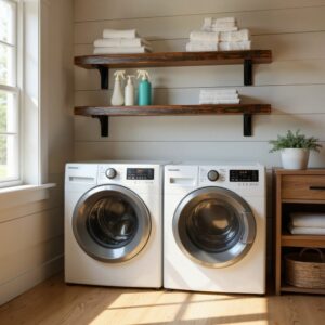 Rustic Timber Heavy Duty Floating Shelf