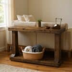Southern Charm Solid Reclaimed Wood Entry Table