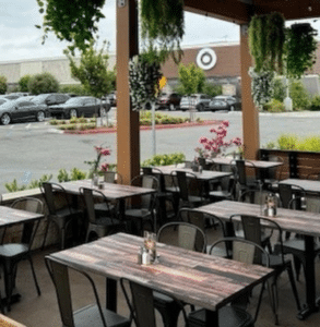 Rustic Woodland Outdoor Tables