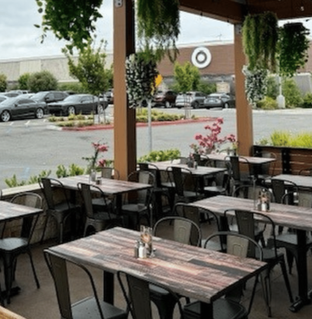 Rustic Woodland Outdoor Tables