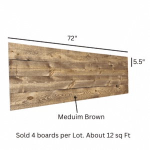72" Finished Wood Planks