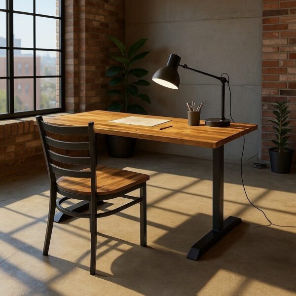The Rustic Harvest Earth & Iron Desk