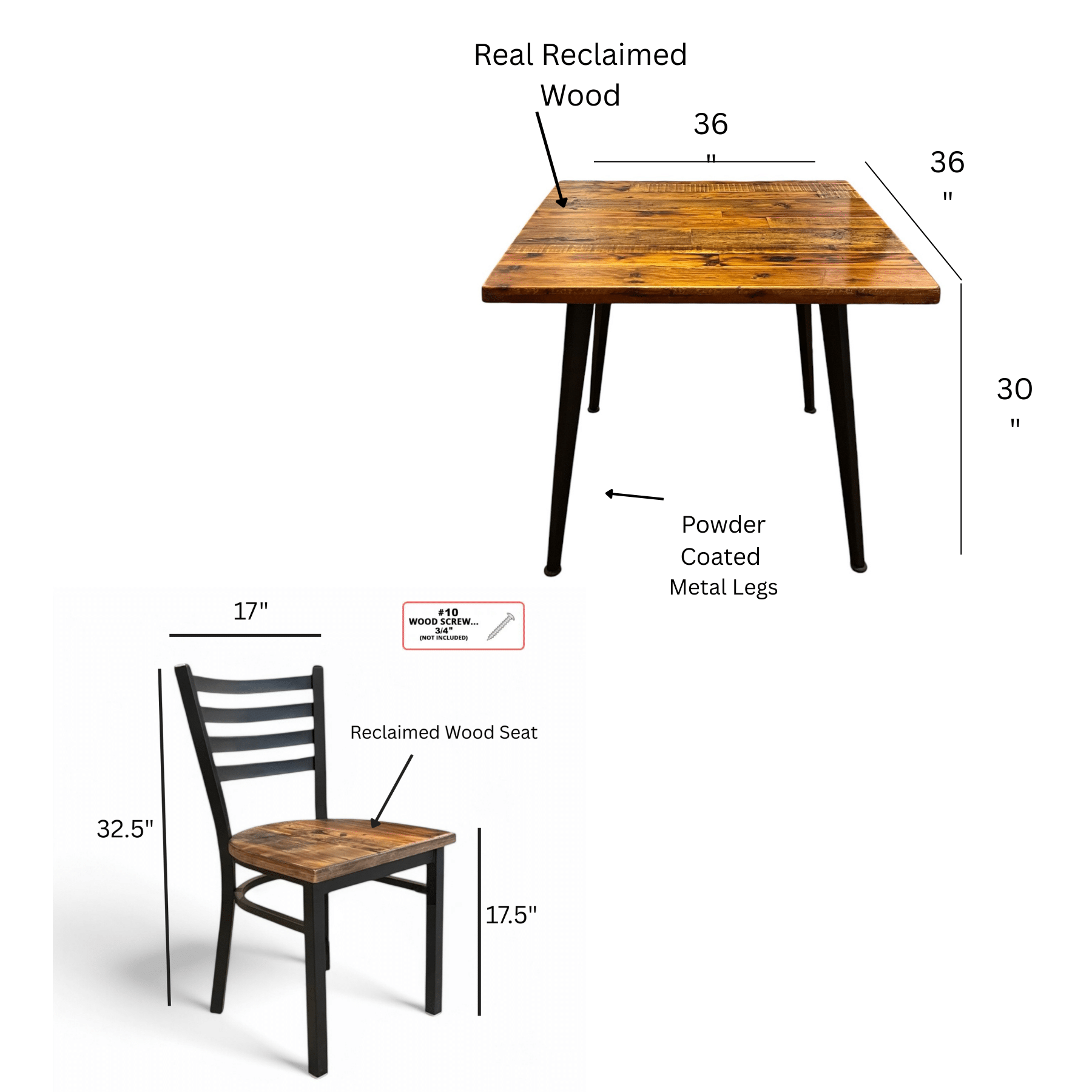 Rustic Harvest Forge Dining Table Set Rustic Harvest Forge Dining Table Set