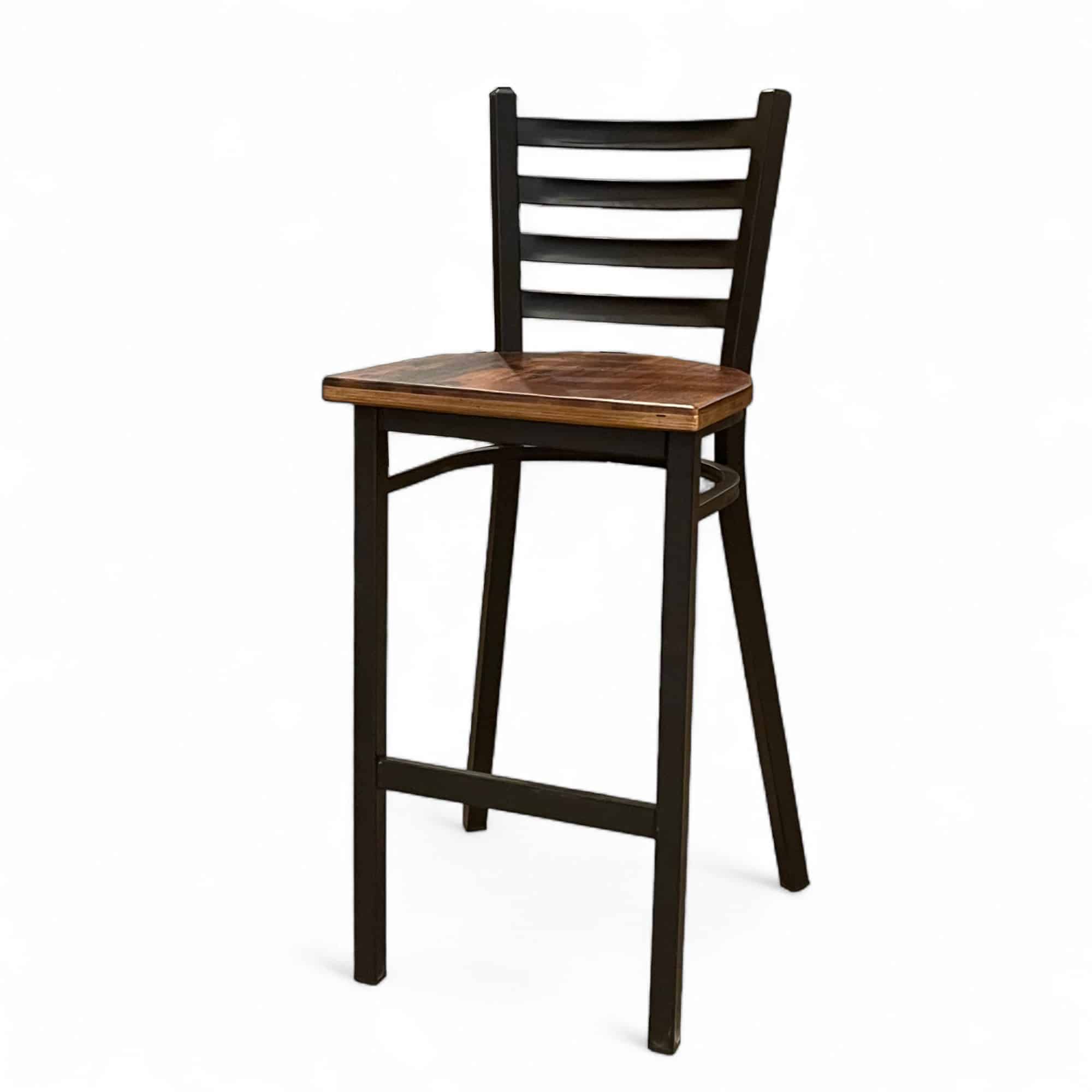 ILBRWSBH-B-Photoroom (1) Legacy Ladder Back Barstool