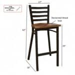 Legacy Ladder Back Barstool