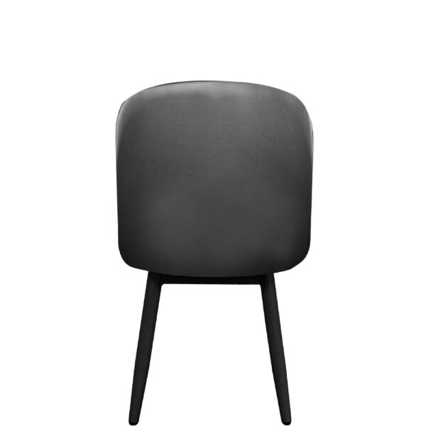 Black Bucket Dining Chair