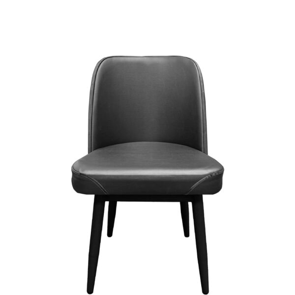 Black Bucket Dining Chair