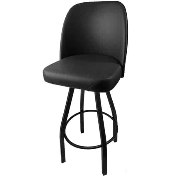 Black Bucket Barstool