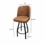Buckskin Bucket Barstool