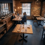 Weathered Luxe Reclaimed Wood Tabletop Light Brown