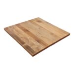 Weathered Luxe Reclaimed Wood Tabletop Light Brown