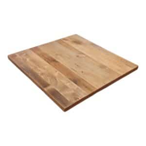 Weathered Luxe Reclaimed Wood Tabletop Light Brown