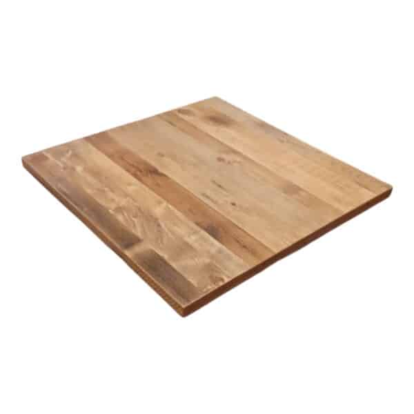 Weathered Luxe Reclaimed Wood Tabletop Light Brown